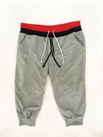 tříčtvrteční legíny šedé